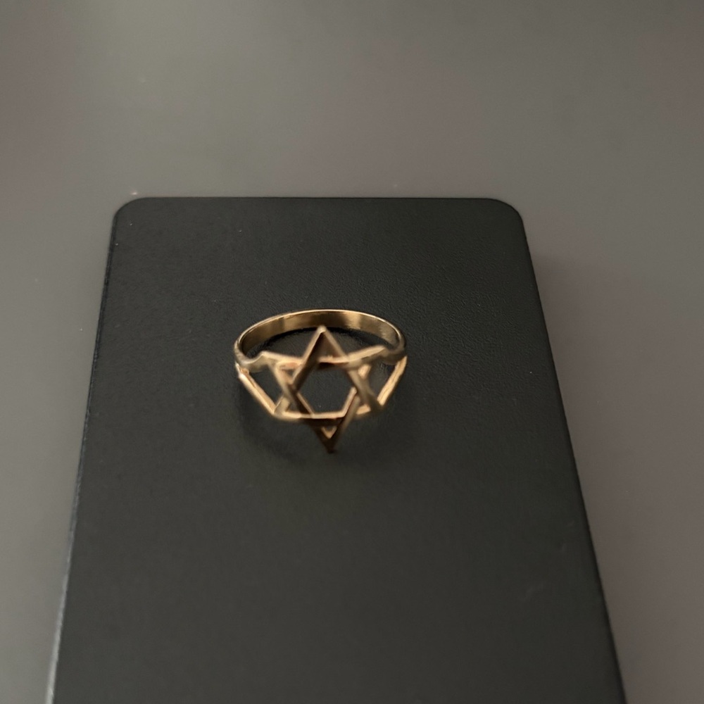 14k Star of David Ring